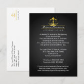 Sozietäts-Mitteilungs-Karten Ankündigungspostkarte (Vorne/Hinten)