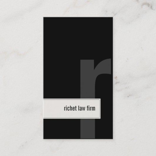 Sozietäts-Rechtsanwalt-Visitenkarte-mutiges Visitenkarte (Vorderseite)