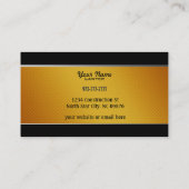 Sozietäts-Visitenkarten Visitenkarte (Rückseite)