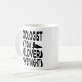 Soziologe Lieben Katzen Kaffeetasse (Vorderseite Links)