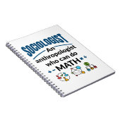 Soziologe und Anthropologe, die Mathematik machen Notizblock (Rechte Seite)