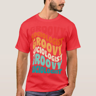 Soziologe Vintag Retro 60er 70er 80er Vibes T-Shirt