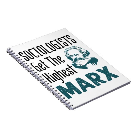 Soziologen bekommen die höchste Marx-Soziologie Notizblock (Rechte Seite)