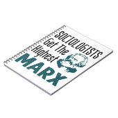 Soziologen bekommen die höchste Marx-Soziologie Notizblock (Linke Seite)