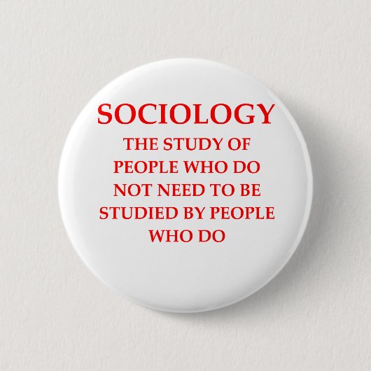 Soziologie Button (Vorderseite)