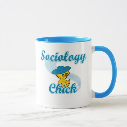 Soziologie Chick #3 Tasse (Rechts)