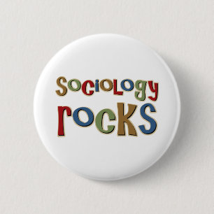 Soziologie-Felsen Button