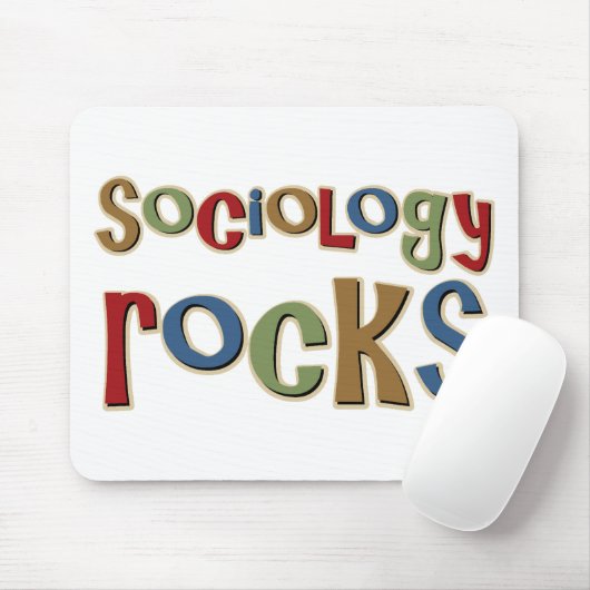 Soziologie-Felsen Mousepad (Mit Mouse)