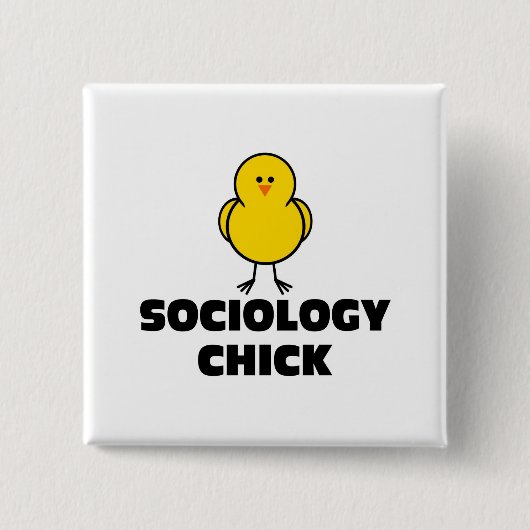 Soziologie-Küken Button (Vorderseite)