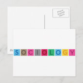 Soziologie Postkarte (Vorne/Hinten)