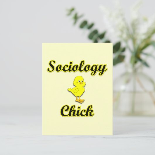 Soziologie Postkarte (Stehend Vorderseite)