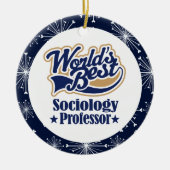 Soziologie-Professor Gift Ornament (Vorne)
