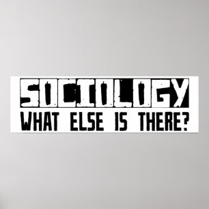 Soziologie Was gibt es sonst noch? Poster