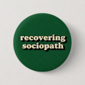 Soziopath Button (Vorderseite)