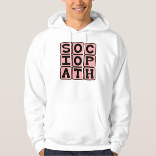 Soziopath, ruckartiger Einzelgänger Hoodie