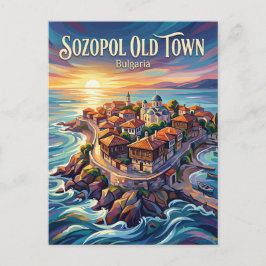 Sozopol Altstadt Bulgarien Postkarte