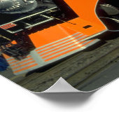 SP 4-8-4 "Daylight" Lokomotive #4449_Trains Poster (Ecke)