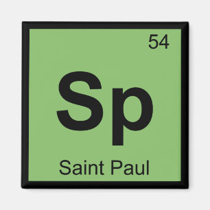 SP - Chemie-Periodensystem Saint Paul Minnesota Magnet