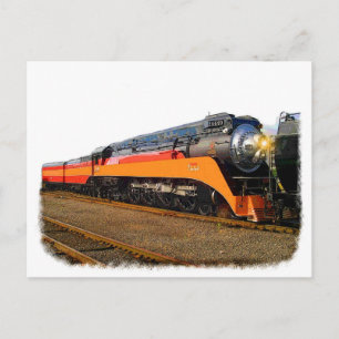SP-Dampfzug Postkarte