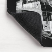 SP GS-4 Daylight Steam Locomotive. 4449 Train Mousepad (Ecke)