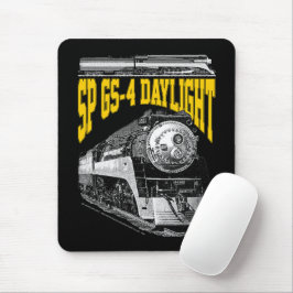 SP GS-4 Daylight Steam Locomotive. 4449 Train Mousepad
