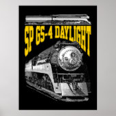 SP GS-4 Daylight Steam Locomotive. 4449 Train Poster (Vorne)