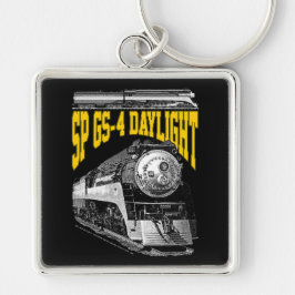 SP GS-4 Daylight Steam Locomotive. 4449 Train Schlüsselanhänger