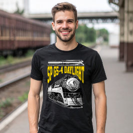 SP GS-4 Daylight Steam Locomotive. 4449 Train T-Shirt