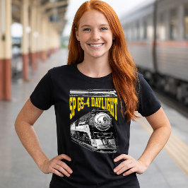 SP GS-4 Daylight Steam Locomotive. 4449 Train T-Shirt