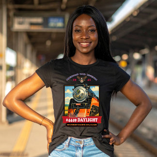 SP GS-4 Daylight Steam Locomotive Vintage Poster T-Shirt