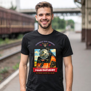 SP GS-4 Tageslicht-Dampflokomotive Vintage Poster T-Shirt