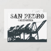 SP Harbour Cranes Postkarte (Vorne/Hinten)