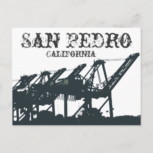 SP Harbour Cranes Postkarte (Vorderseite)