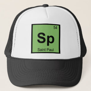 SP - Saint Paul Minnesota Chemistry Periodic Table Truckerkappe