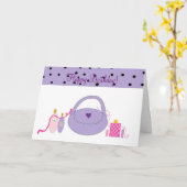 Spa-Accessoires Geburtstag Karte (Gelbe Blume)