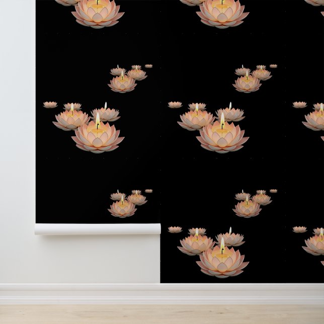 Spa Bathroom Candles Tapete (Anwendung)