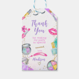 Spa Beauty Salon themed Favor Tags or Gift tags Geschenkanhänger