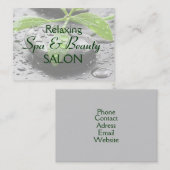 Spa&Beauty Visitenkarte (Vorne/Hinten)