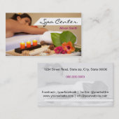 Spa Center Massage Business & card Visitenkarte (Vorne/Hinten)