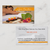 Spa Center Massage Business & card Visitenkarte (Vorne/Hinten)