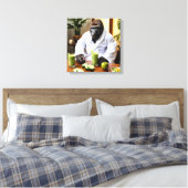 Spa Day Gorilla Leinwanddruck (Insitu (Schlafzimmer))