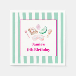 Spa Day Kid's Party Serviette