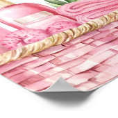 Spa-Erfrischungs-Party-Schild Poster (Ecke)
