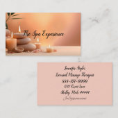SPA EXPERIENCE BUSINESS CARD VISITENKARTE (Vorne/Hinten)