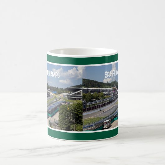 Spa-Francorchamps F1 Race Circuit, Belgium Kaffeetasse (Mittel)
