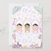 Spa-Geburtstagsfeier Einladung (Rückseite)