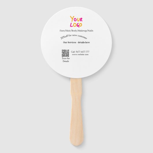 Spa massage salon discount offer services contact fächer (Vorderseite)