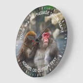 Spa Massage Therapy Salon Relax Hot Tube Jacuzzi Große Wanduhr (Winkel)