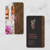 Spa | Monogramm Visitenkarte (Vorne/Hinten)
