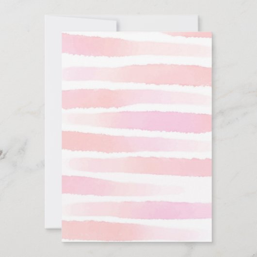 Spa Party Birthday Invitation Einladung (Rückseite)